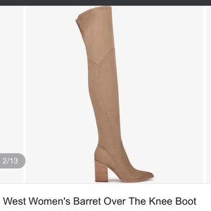 Nine West Barret Over the Knee Boot in Tan